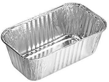 Thick Aluminum Loaf Pans (50 Pack) | 1 Lb. Mini Baking Pans for Bread, Lasagna, Meatloaf, Cake | Heavy Duty Disposable Oven Bake Tin for Cooking & Food Storage - NY-HI