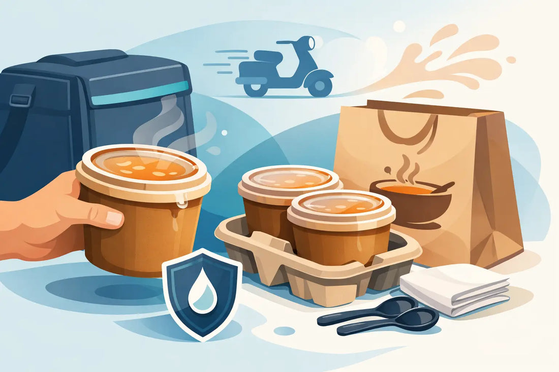 How to Serve Soup Takeaway Without Spills