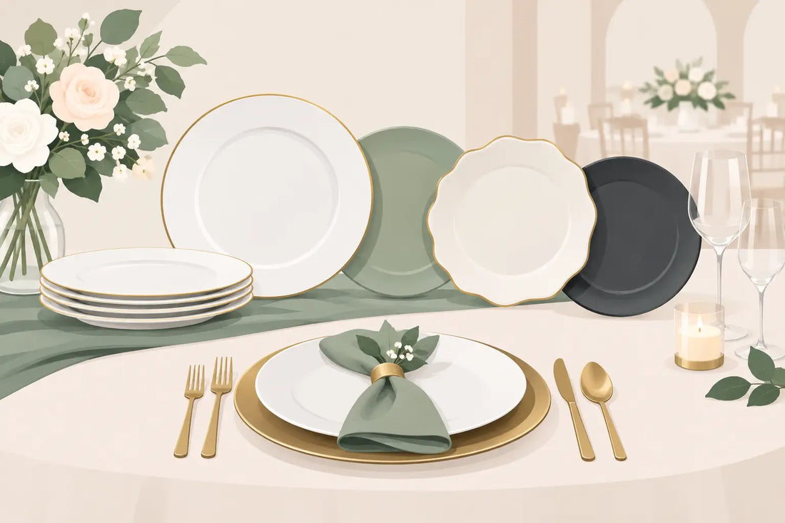 How to Choose the Best Plates for Wedding Receptions