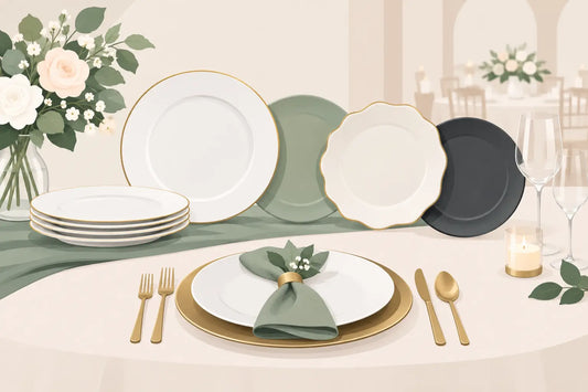 How to Choose the Best Plates for Wedding Receptions