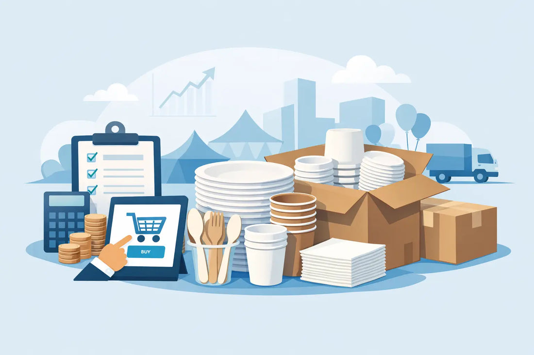 How to Buy Bulk Disposable Tableware for Events