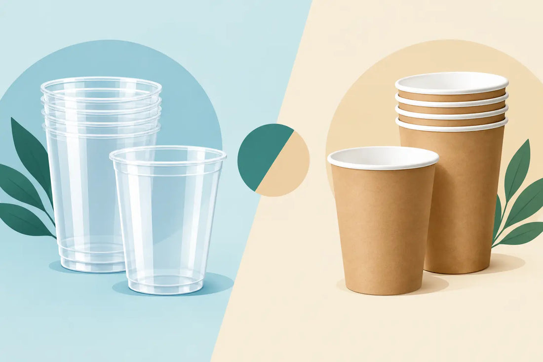 Plastic Cups Versus Paper Cups for Service