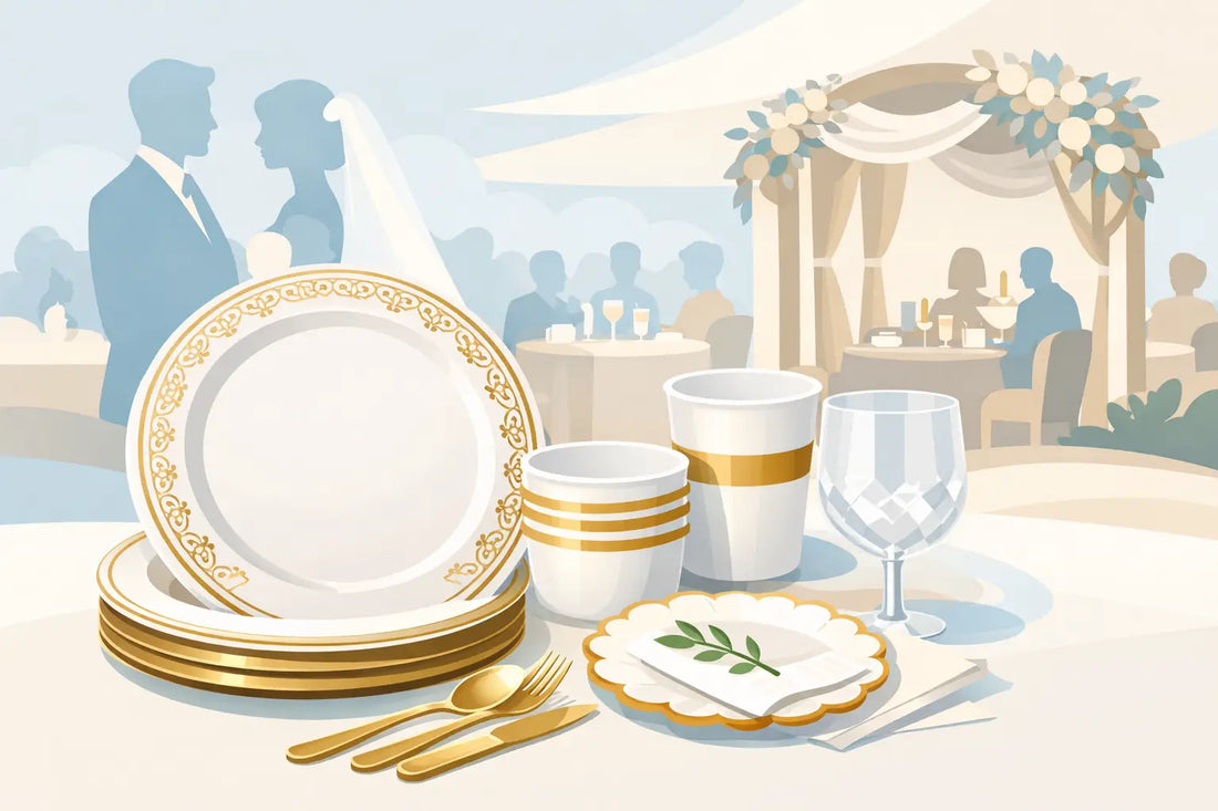 Fancy Disposable Plates Wedding Buyers Can Trust