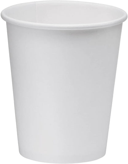 NYHI 300-Pack 8 oz. White Paper Disposable Cups – Hot/Cold Beverage Drinking Cup for Water, Juice, Coffee or Tea – Ideal for Water Coolers, Party, or Coffee On the Go’ - NY-HI