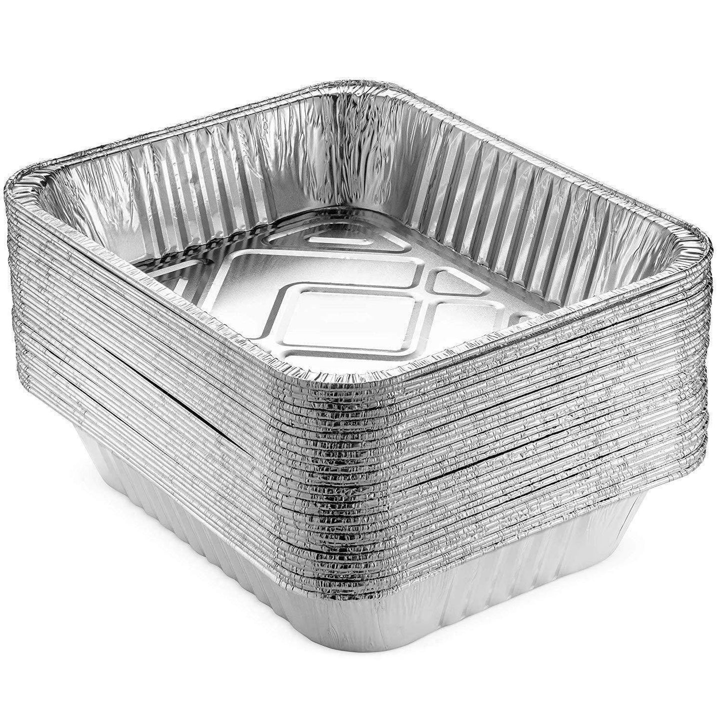 katbite 9x13 Half Size Aluminum Foil Pans, Disposable 30 Pack Baking P