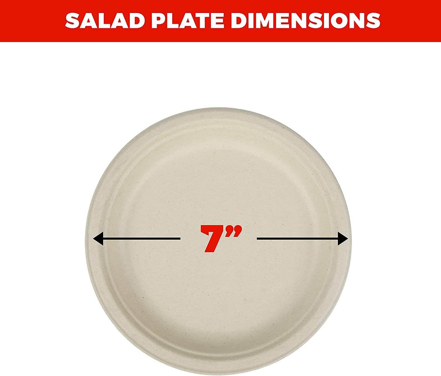 Heavy Duty Plates | 10 Inch Disposable Plates For Adults & Kids | Brown Eco Friendly Sugarcane Paper Plates Are Cut & Leak Resistant | 125 Pack - NY-HI
