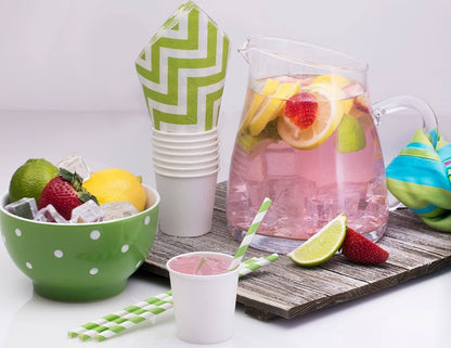 NYHI 300-Pack 8 oz. White Paper Disposable Cups – Hot/Cold Beverage Drinking Cup for Water, Juice, Coffee or Tea – Ideal for Water Coolers, Party, or Coffee On the Go’ - NY-HI