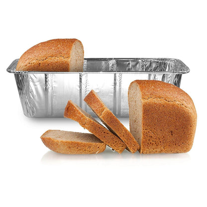 Thick Aluminum Loaf Pans (30 Pack, 8 x 4 Inches) | 2 Lb. Mini Baking Pans for Bread, Lasagna, Meatloaf, Cake | Heavy Duty Disposable Oven Bake Tin for Cooking & Food Storage - NY-HI