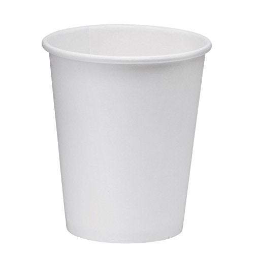 NYHI 300-Pack 4 oz. White Paper Disposable Cups – Hot/Cold Beverage Drinking Cup for Water, Juice, Coffee or Tea – Ideal for Water Coolers, Party, or Coffee On the Go’ - NY-HI