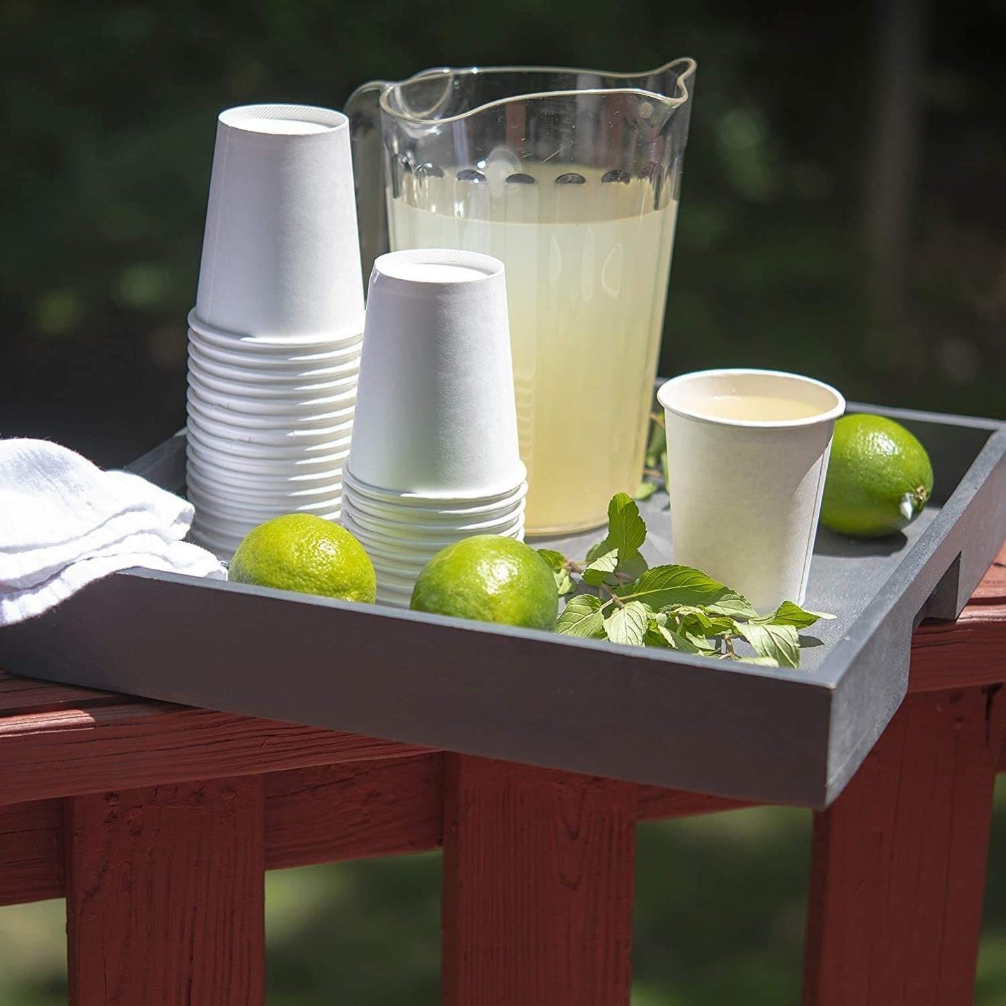 NYHI 500-Pack 6 oz. White Paper Disposable Cups – Hot / Cold Beverage Drinking Cup for Water, Juice, Coffee or Tea – Ideal for Water Coolers, Party, or Coffee On the Go’ - Singleware 
